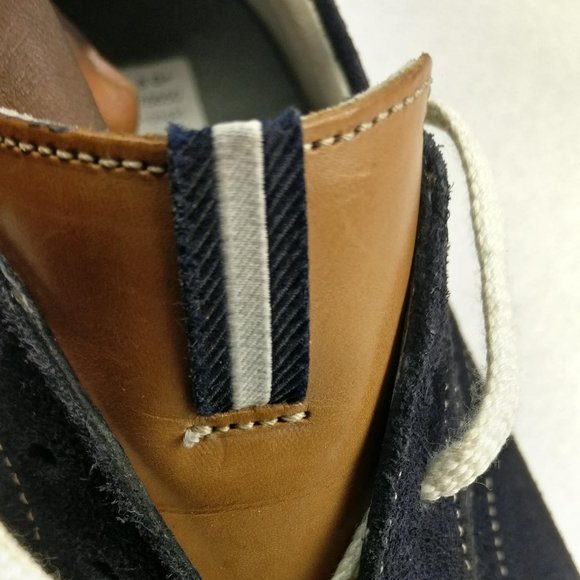 Floris Van Bommel 100%LEATHER WHIP Wingtip OXFORD BizCASUAL PREMIUM SNEAKER - Picture 2 of 14